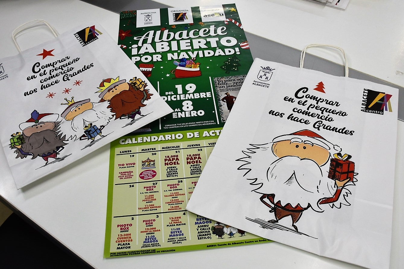 Campaña para impulsar las compras navideñas y locales en Albacete Campaña para impulsar las compras navideñas y locales en Albacete