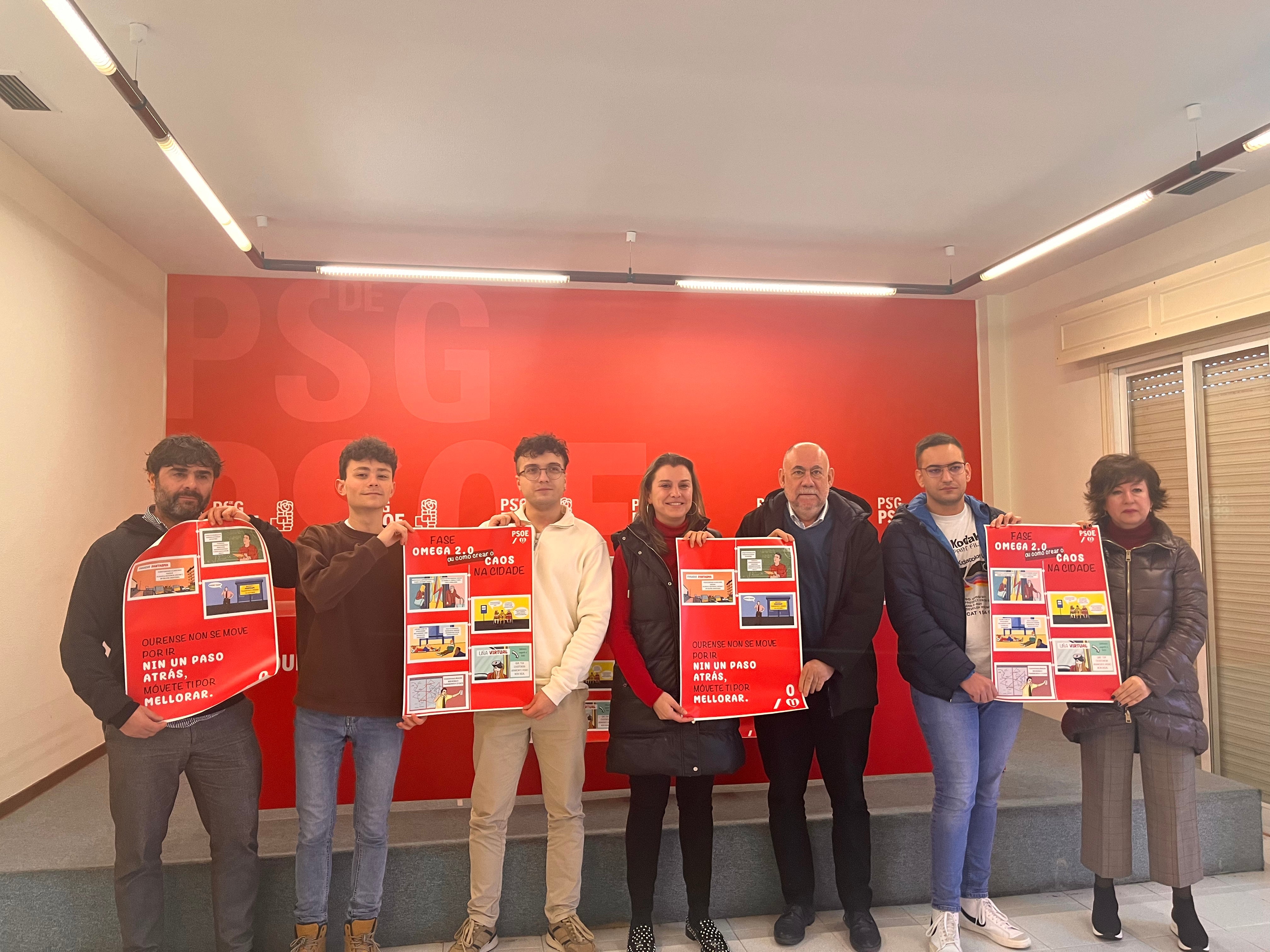 O Psoe presenta a campaña “Fase Omega 2.0 ou como crear o caos na cidade de Ourense” O Psoe presenta a campaña “Fase Omega 2.0 ou como crear o caos na cidade de Ourense”