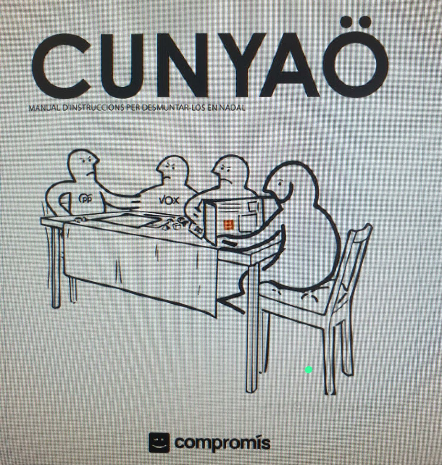 Compromís lanza una guía para desmontar a los ‘cuñaos’ en las fiestas de Navidad Compromís lanza una guía para desmontar a los ‘cuñaos’ en las fiestas de Navidad