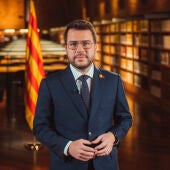 El presidente de la Generalitat, Pere Aragonès