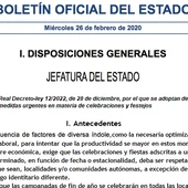 Decreto de incentada al Carnaval de Alcázar de San Juan Decreto de incentada al Carnaval de Alcázar de San Juan
