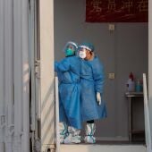 Imagen de los recintos creados en China para enfermos leves de Covid en un momento de expansión de la pandemia