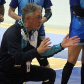 Manolo Díaz, entrenador del Lobas Global Oviedo