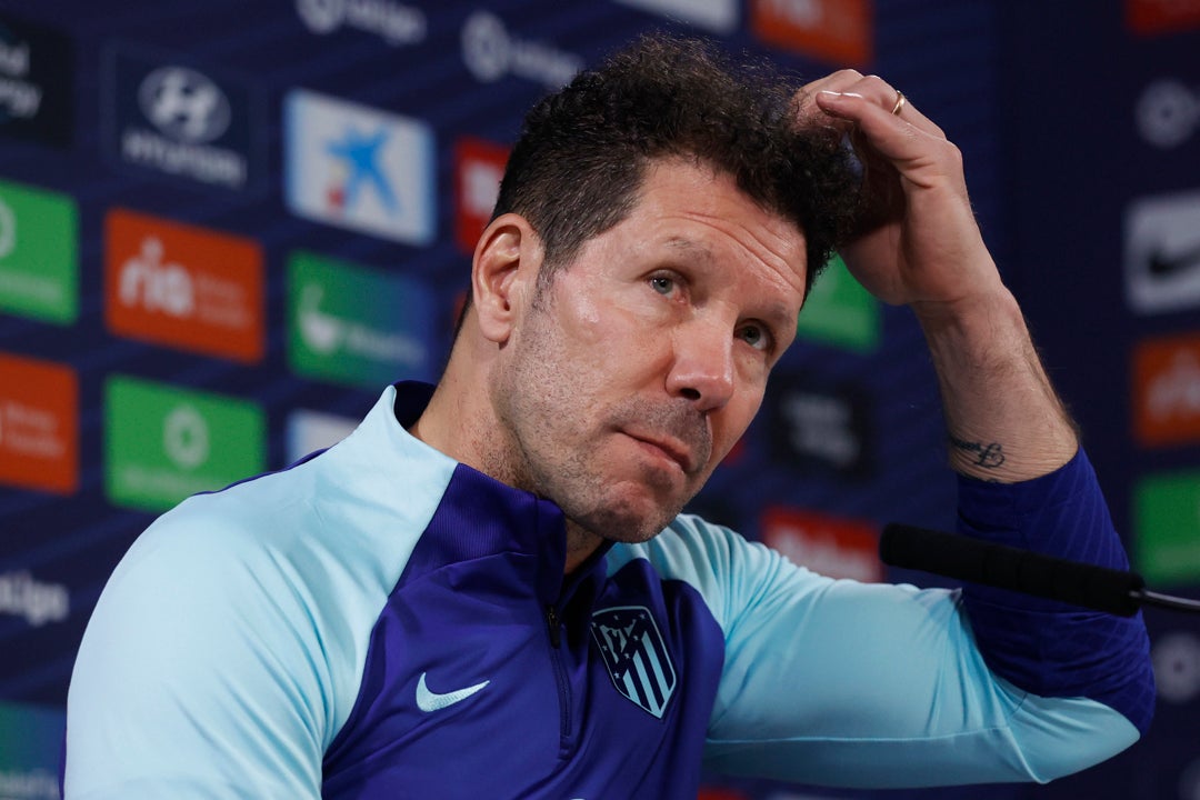 Simeone: "Soy yo el que tengo que mejorar" Simeone: "Soy yo el que tengo que mejorar"