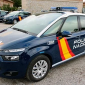 Imagen de archivo de un coche de la Policía Nacional. Imagen de archivo de un coche de la Policía Nacional.