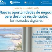 Segunda edición del curso 'Nuevas oportunidades de negocio para destinos residenciales: los nómadas digitales' 