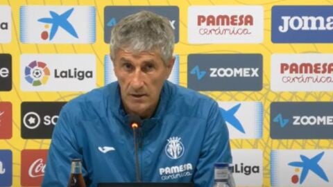 Quique Seti&eacute;n en rueda de prensa