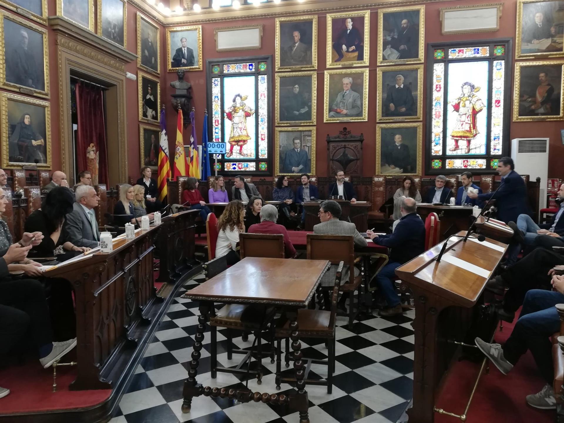 La oposición en bloque rechaza el presupuesto de Palma para 2023 La oposición en bloque rechaza el presupuesto de Palma para 2023