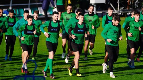 Racing de Santander, entrenamiento 2 de enero