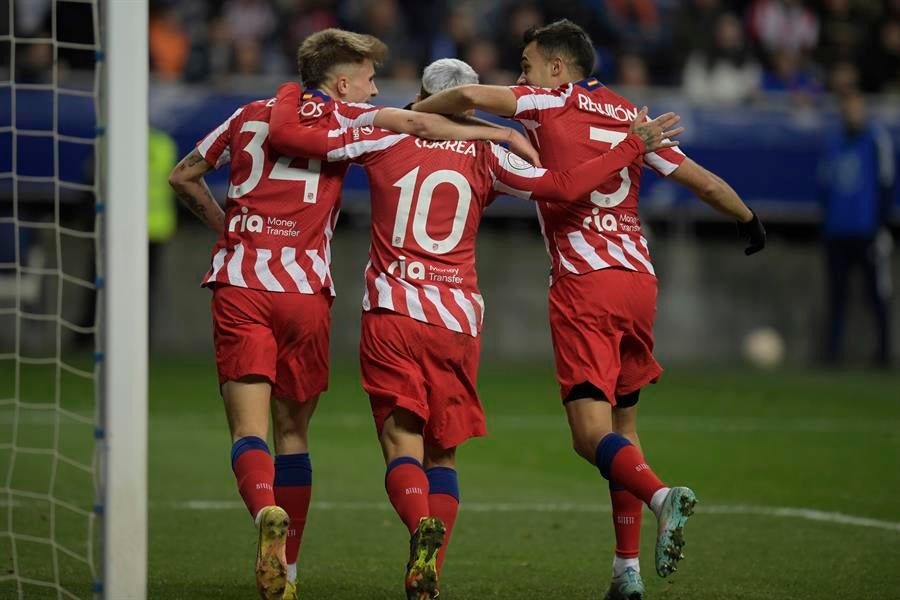 El Atlético, a octavos tras imponerse a un buen Oviedo El Atlético, a octavos tras imponerse a un buen Oviedo
