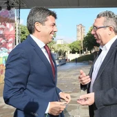 Carlos Mazón (izquierda) con Toni Pérez Carlos Mazón (izquierda) con Toni Pérez