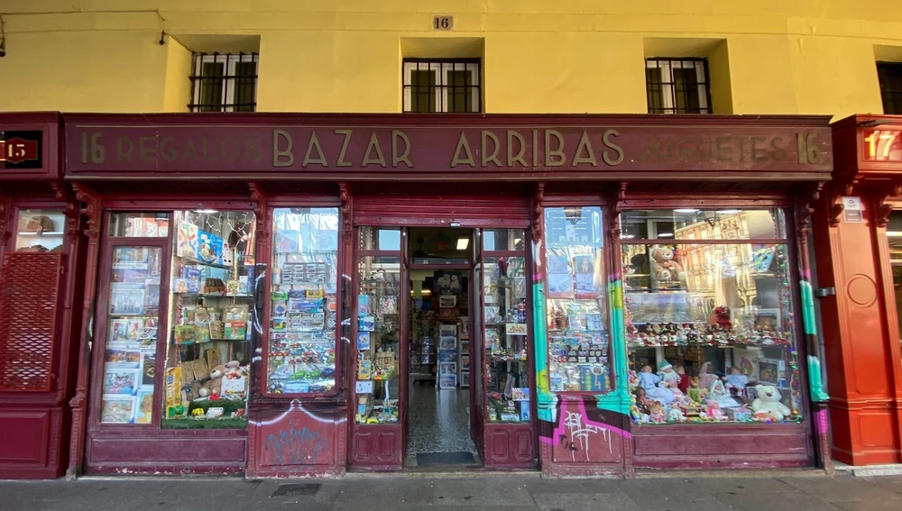 Fotografía del Bazar Arribas de Madrid