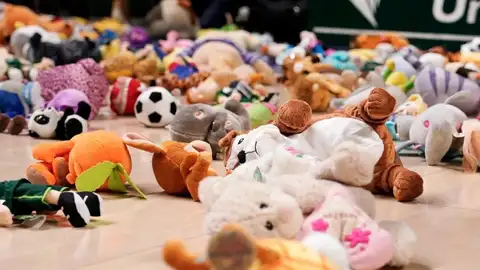 Peluchada en el Martín Carpena Peluchada en el Martín Carpena