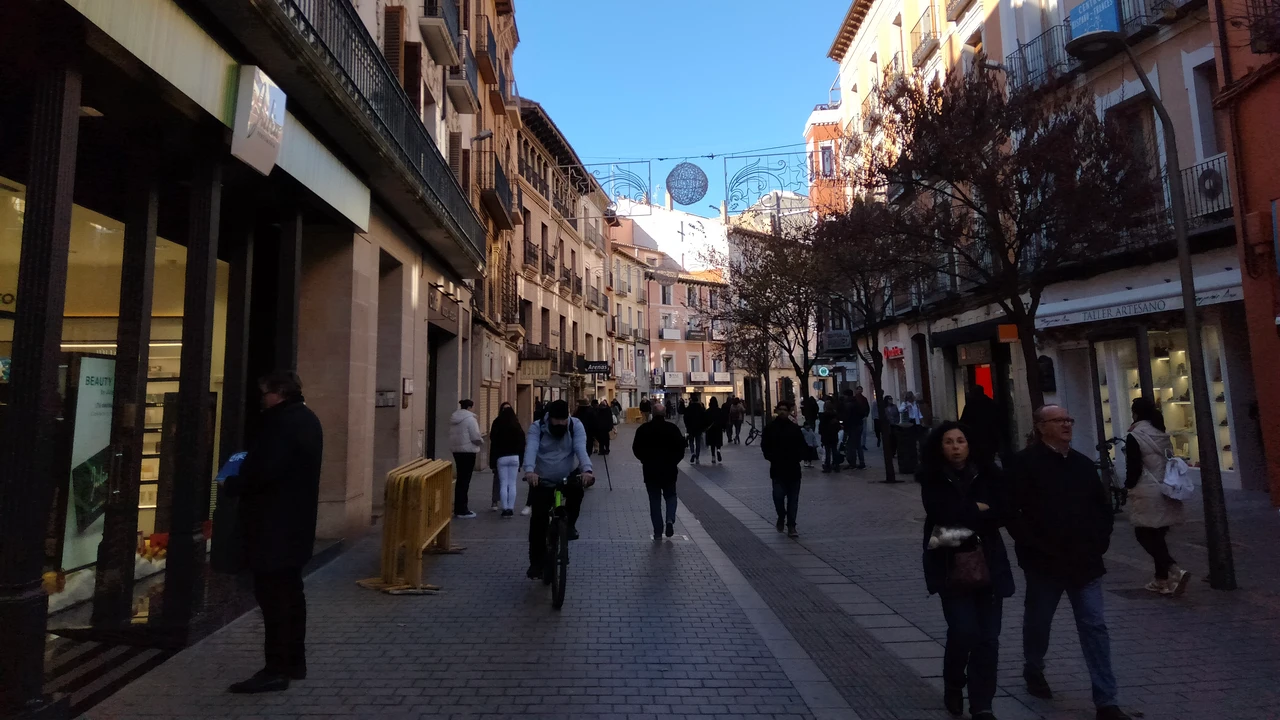 Los comerciantes de Huesca están teniendo unas provechosas navidades.