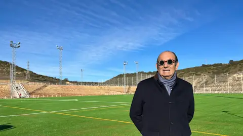 Felix Revuelta, propietario de la Unión Deportiva Logroñés Visita a la ciudad deportiva del club