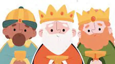 Dibujo Reyes Magos. Dibujo Reyes Magos.