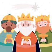 Dibujo Reyes Magos.