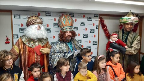 Los Reyes Magos han visitado los estudios de Onda Cero Ciudad Real