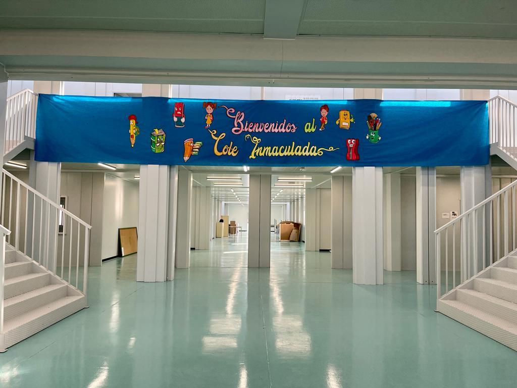 El lunes se pone en marcha el colegio Inmaculada de Torrevieja en aulas prefabricadas El lunes se pone en marcha el colegio Inmaculada de Torrevieja en aulas prefabricadas