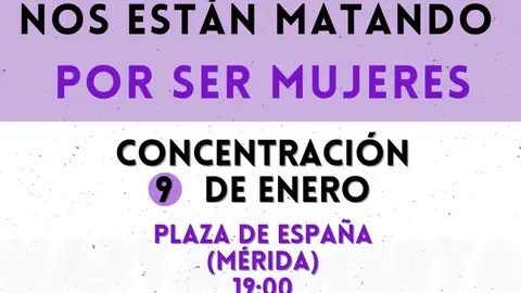 Concentración a las 19h en repulsa de los actos de violencia de género Concentración a las 19h en repulsa de los actos de violencia de género