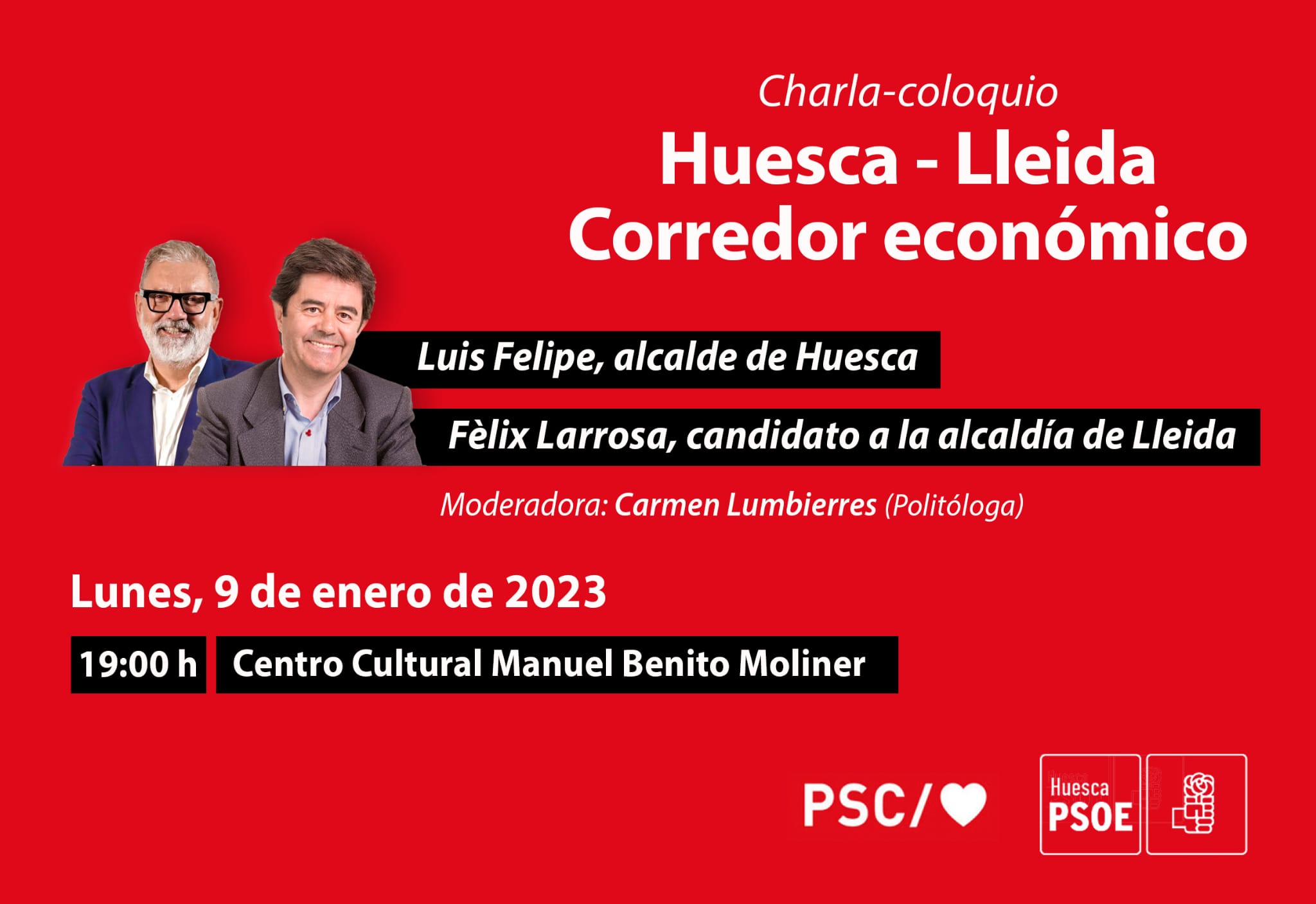 Coloquio sobre la colaboración Huesca-Lleida Coloquio sobre la colaboración Huesca-Lleida