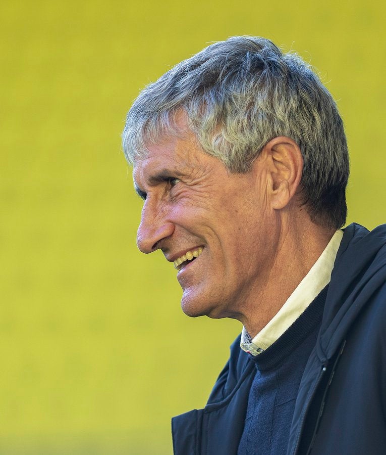 Quique Setién elogia a los futbolistas del Valencia CF Quique Setién elogia a los futbolistas del Valencia CF