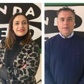 Miriam Andrés, portavoz PSOE Ayto. Palencia y José Luis Marcos pte. de ASAJA Palencia