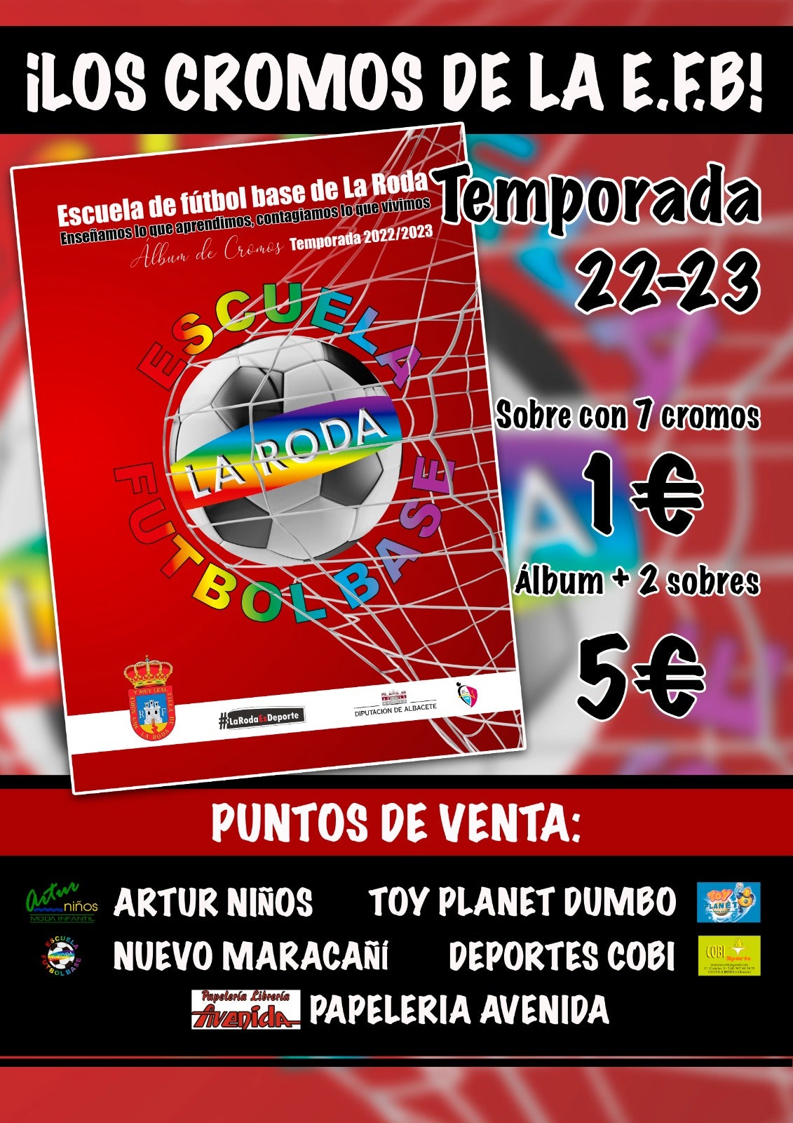 ¿Quieres recuperar la tradición de las colecciones de cromos? Un equipo de la Roda te anima a ello ¿Quieres recuperar la tradición de las colecciones de cromos? Un equipo de la Roda te anima a ello