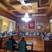 Pleno extraordinario celebrado hoy en el ayuntamiento de Teruel