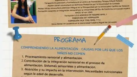 Cartel del Taller Formativo "Problemas de Alimentación Pediátrica" Cartel del Taller Formativo "Problemas de Alimentación Pediátrica"