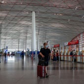 Imagen de archivo del Aeropuerto Internacional de Pekín, en China