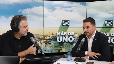 Juan Lobato, candidato del PSOE a la Comunidad de Madrid, con Carlos Alsina Juan Lobato, candidato del PSOE a la Comunidad de Madrid, con Carlos Alsina