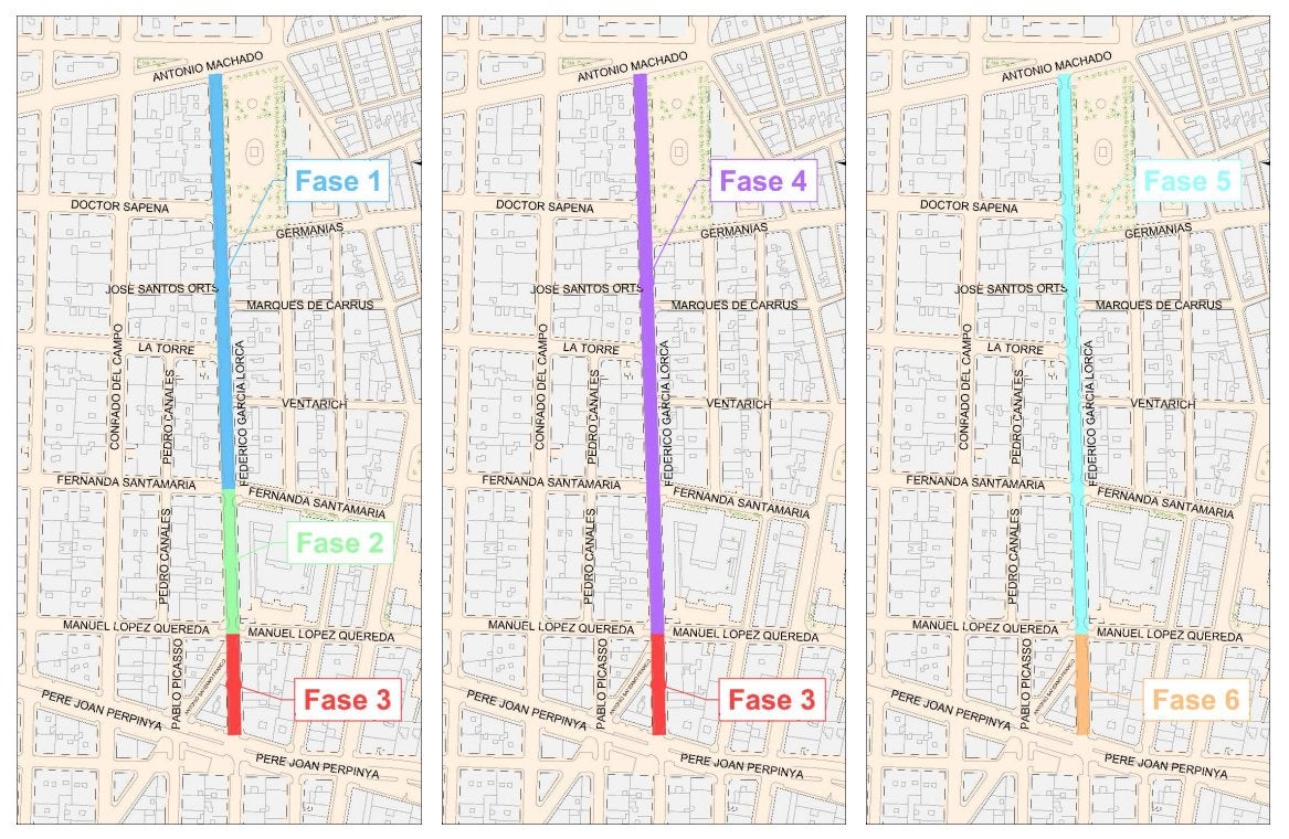 Comienzan en Elche las obras de la red de agua potable y alcantarillado Comienzan en Elche las obras de la red de agua potable y alcantarillado