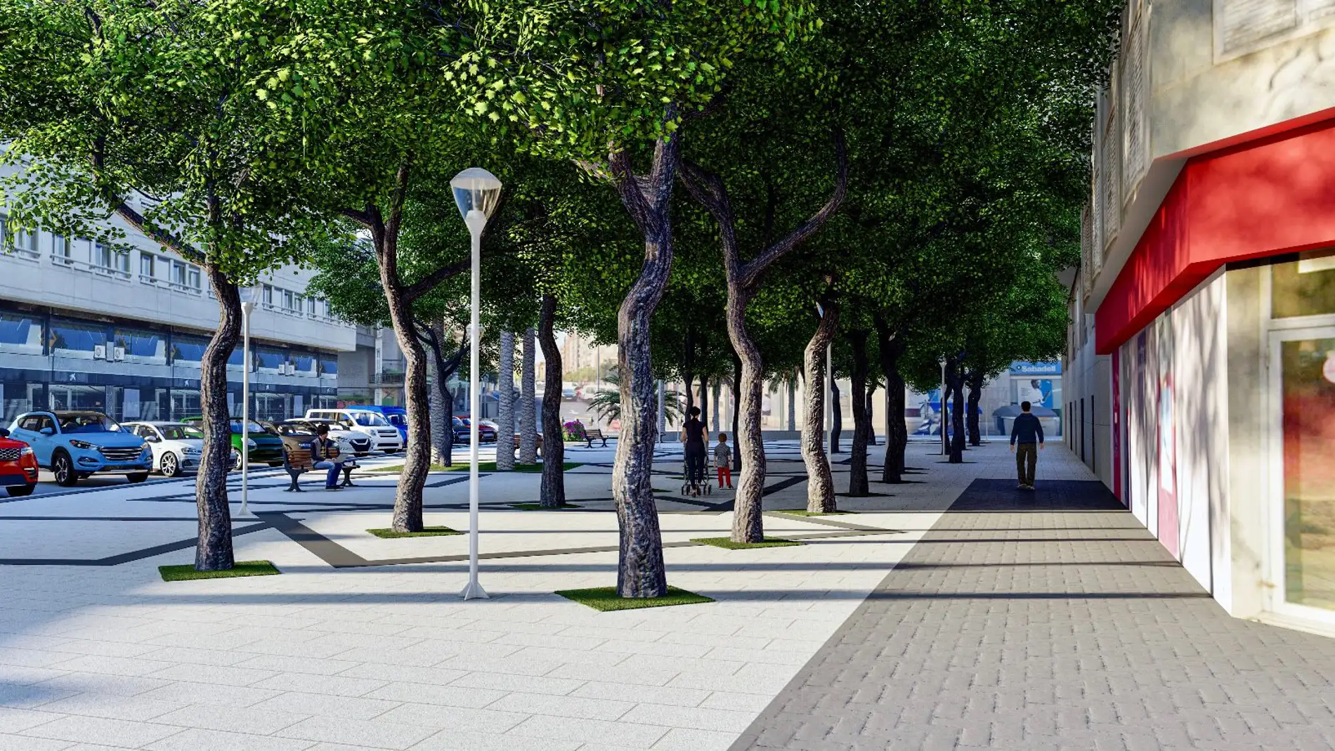 Proyecto de la nueva plaza de 'El Parquet'