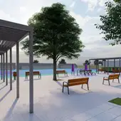 Infografía de la obra proyectada por el Ayuntamiento de Chiclana Infografía de la obra proyectada por el Ayuntamiento de Chiclana