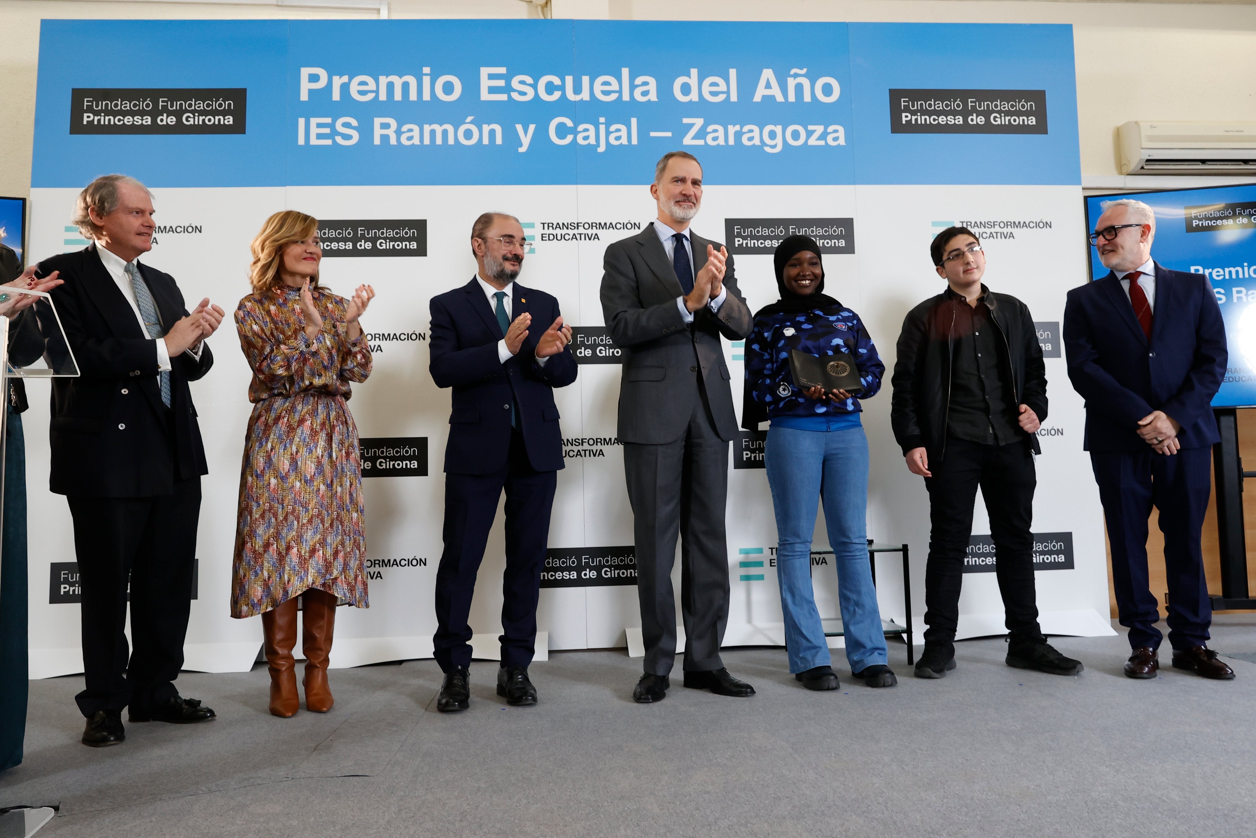 Felipe VI aboga por exportar el modelo educativo del IES Ramón y Cajal Felipe VI aboga por exportar el modelo educativo del IES Ramón y Cajal
