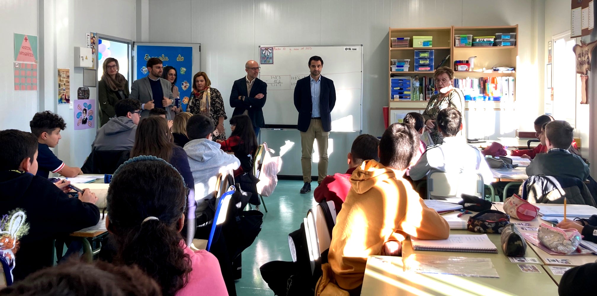 Abrió sus puertas el nuevo centro de aulas provisionales del colegio Inmaculada Abrió sus puertas el nuevo centro de aulas provisionales del colegio Inmaculada