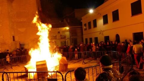 Hoguera de San Antón en Ciudad Real