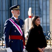 El rey Felipe VI, acompañado por la reina Letizia, preside la celebración de la Pascua Militar