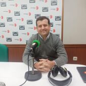 Ricardo Chamorro en los estudios de Onda Cero Ciudad Real