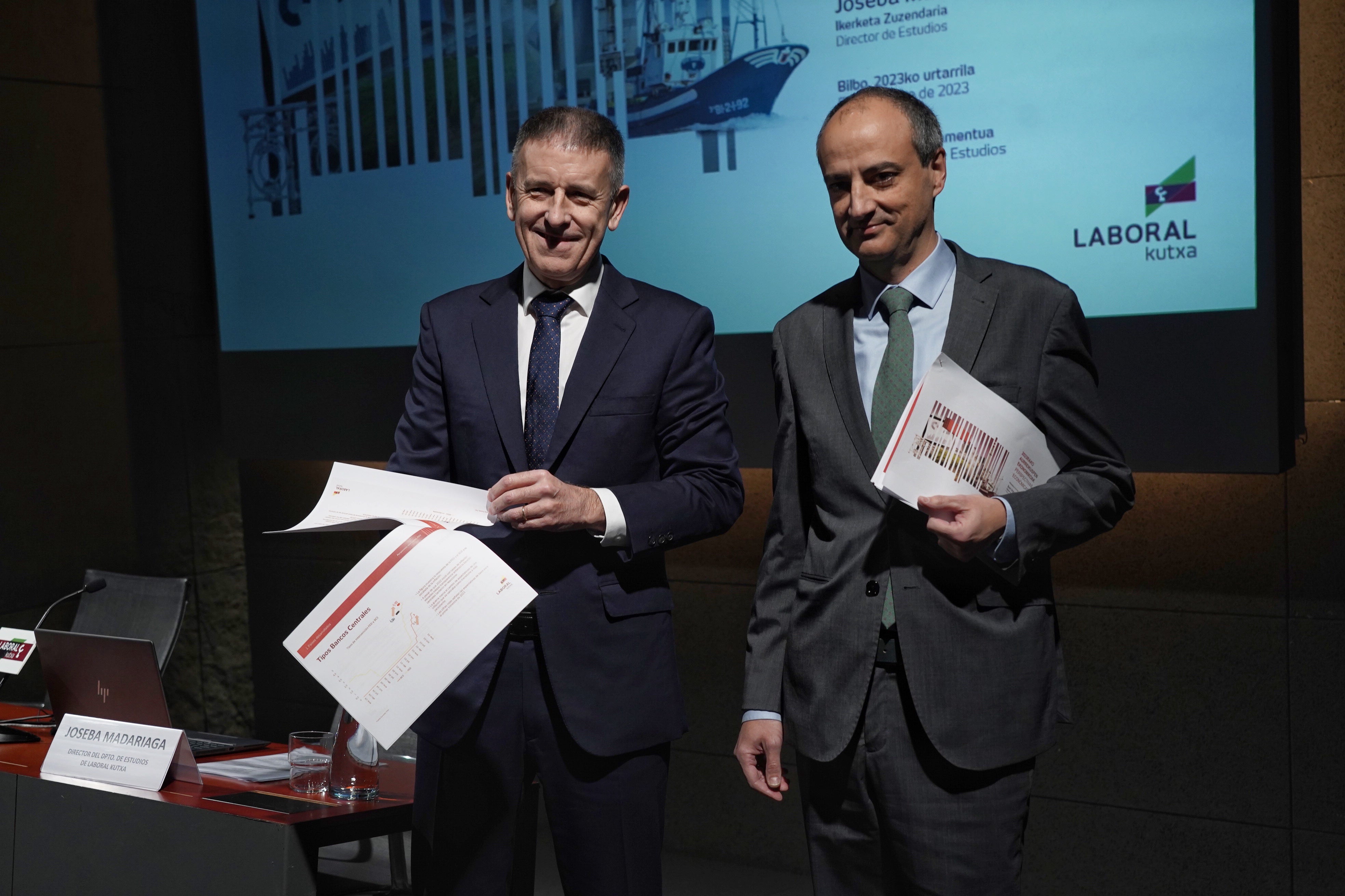 Sin recesión, pero Laboral Kutxa rebaja a un 1,3% el crecimiento para el 2023 Sin recesión, pero Laboral Kutxa rebaja a un 1,3% el crecimiento para el 2023