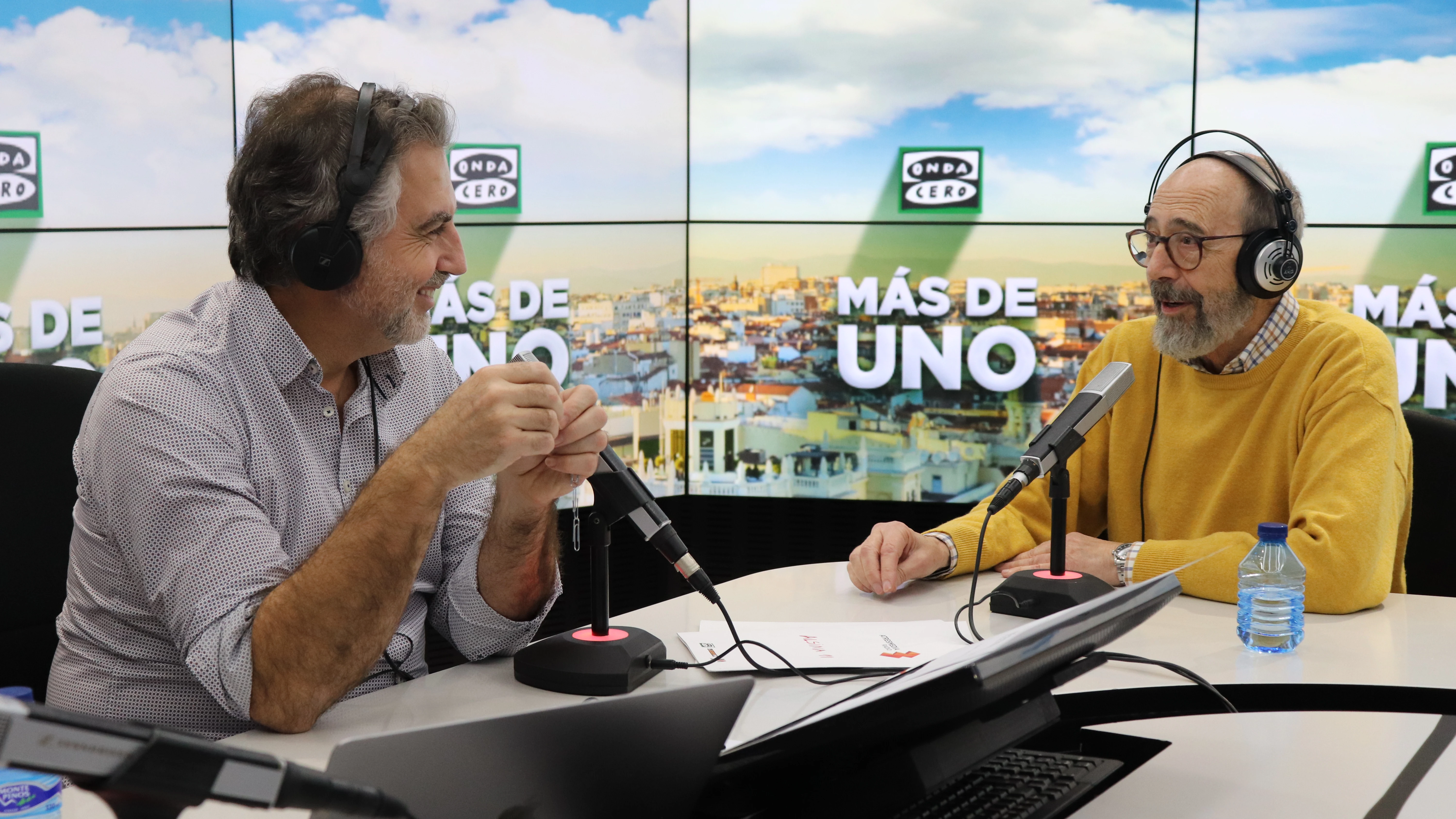 Miguel Rell&aacute;n con Carlos Alsina en 'M&aacute;s de uno'