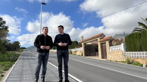 Acera nueva en el Copet_La Nuc&iacute;a