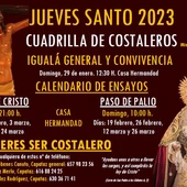 Cartel de los ensayos de Misericordia y Palma Cartel de los ensayos de Misericordia y Palma