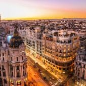 Imagen aérea de Madrid