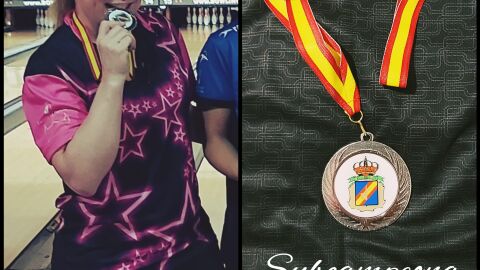 Carolina Mu&ntilde;oz, Subcampeona de Espa&ntilde;a