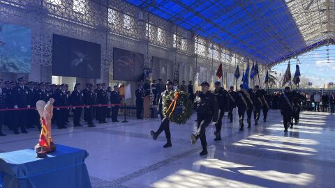 Un momento del acto conmemorativo en Casa Mediterráneo 