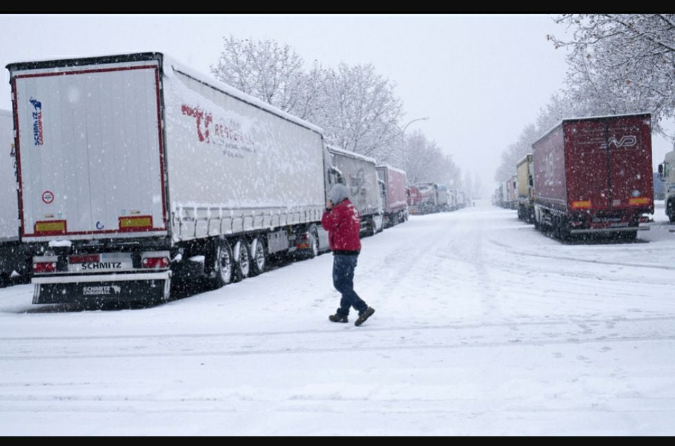Comienzan a desembolsarse camiones en Aguilar de Campoo Comienzan a desembolsarse camiones en Aguilar de Campoo
