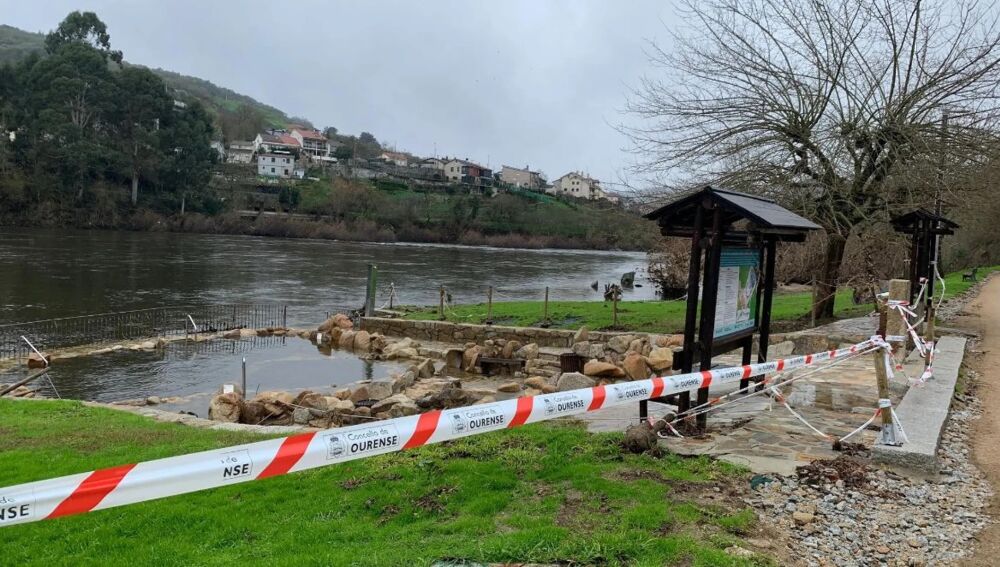 Chavasquiera inundada polas ultimas choivas