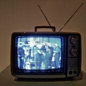 Una televisión antigua